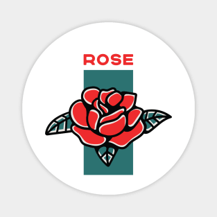 Red Rose Magnet